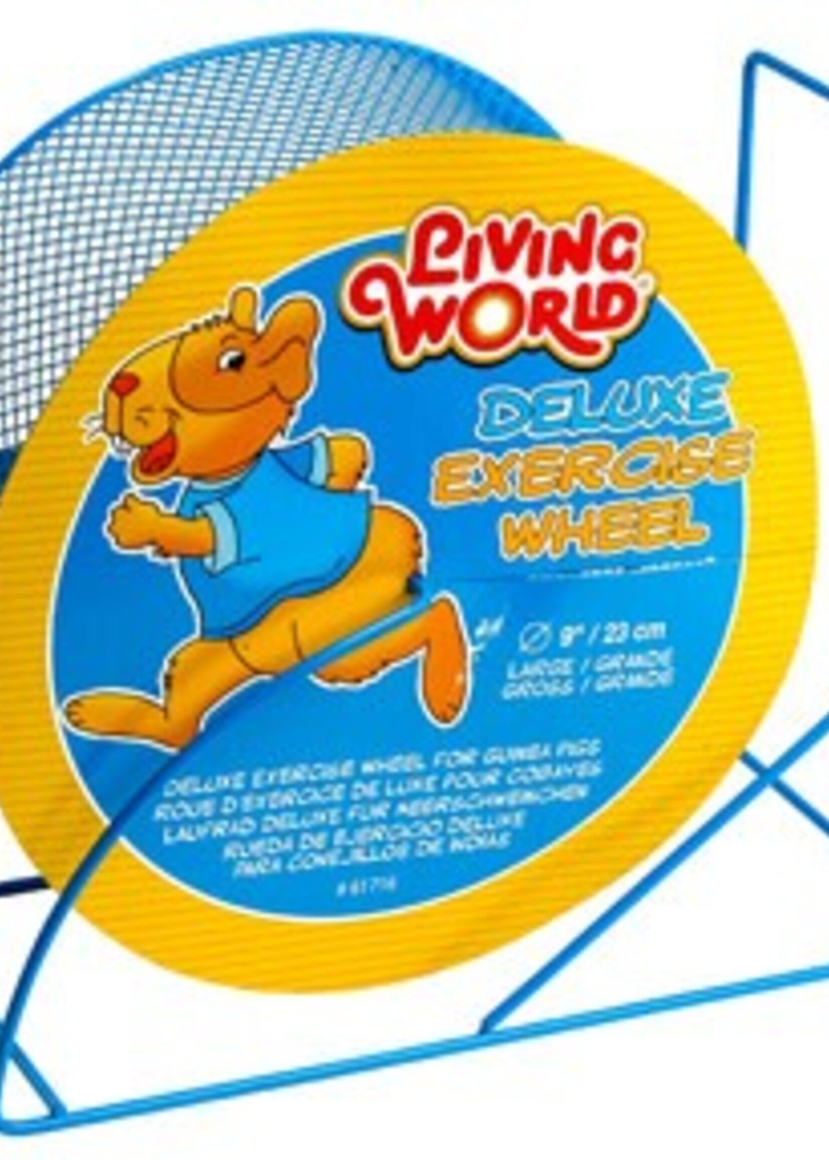 Living World Living World Deluxe Exercise Wheel - Blue - 22.5 cm (9")
