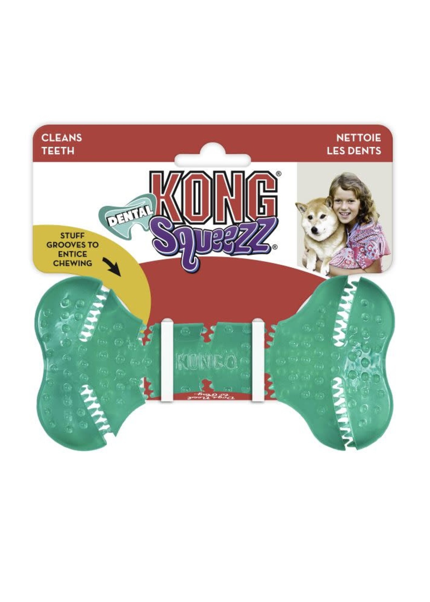 Kong Squeezz Dental - Bone
