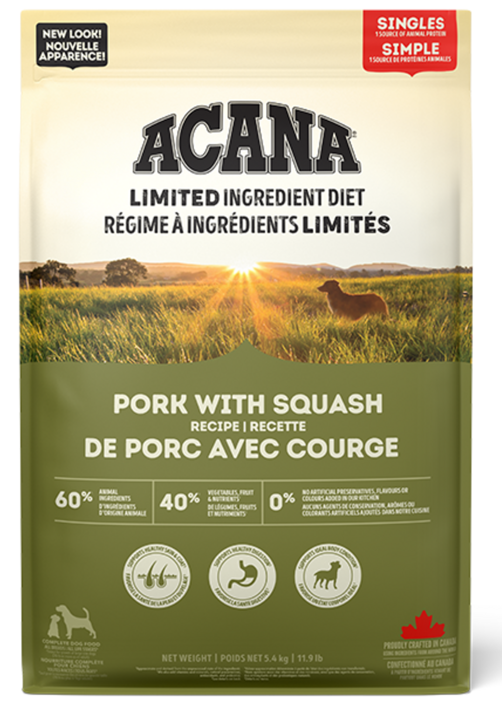 Acana Dog ACANA Dog Singles Pork with Squash 10.8kg