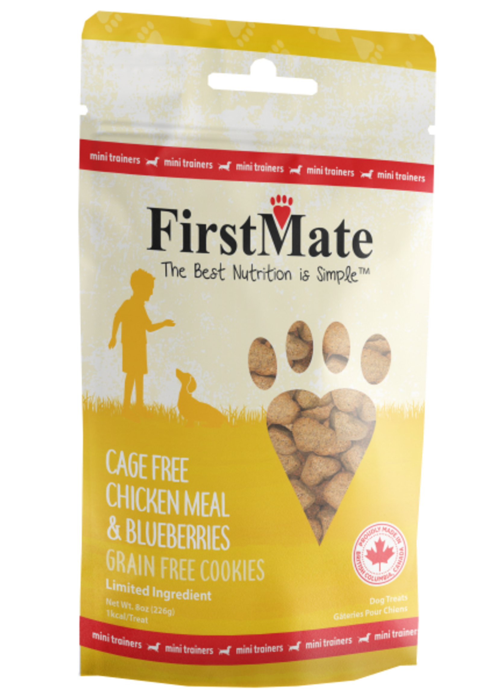 First Mate First Mate - GF Mini Cookies - Chicken & Blueberries