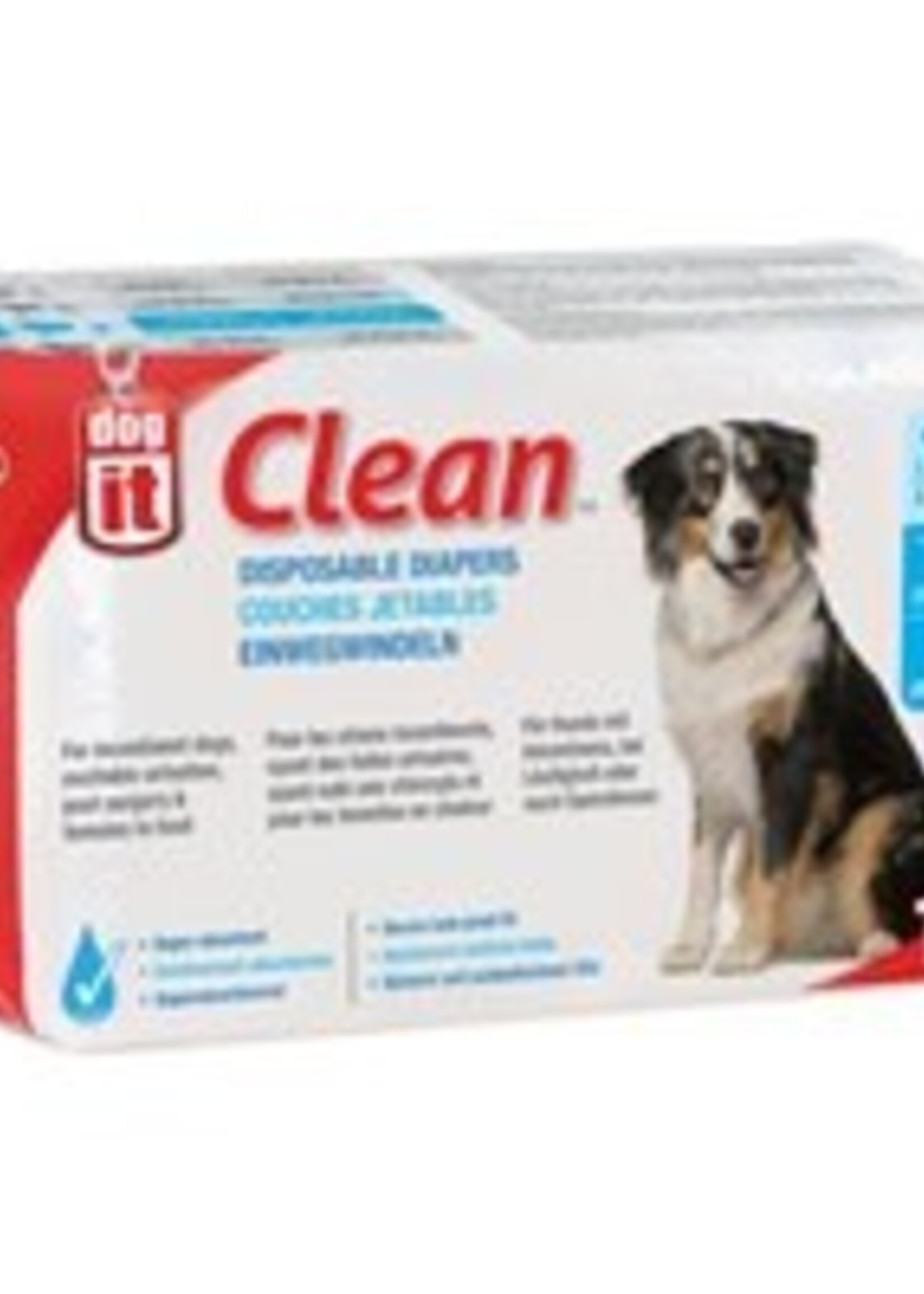 Dogit Diapers - Large - 35-55 lbs and waist 18-22.5 in - 12 pack