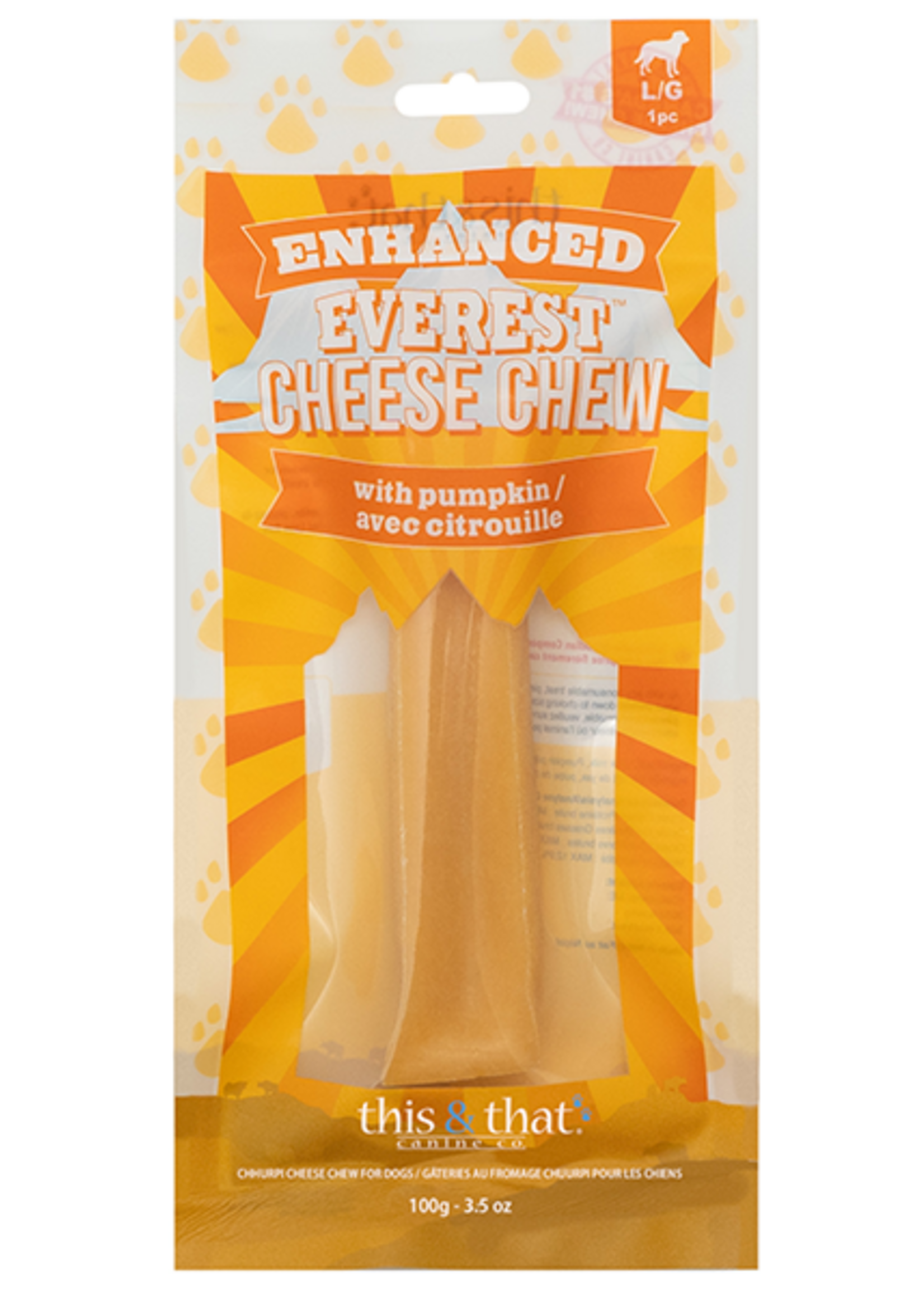 This&That This&That Enhanced Everest Chew Pumpkin Large 100g