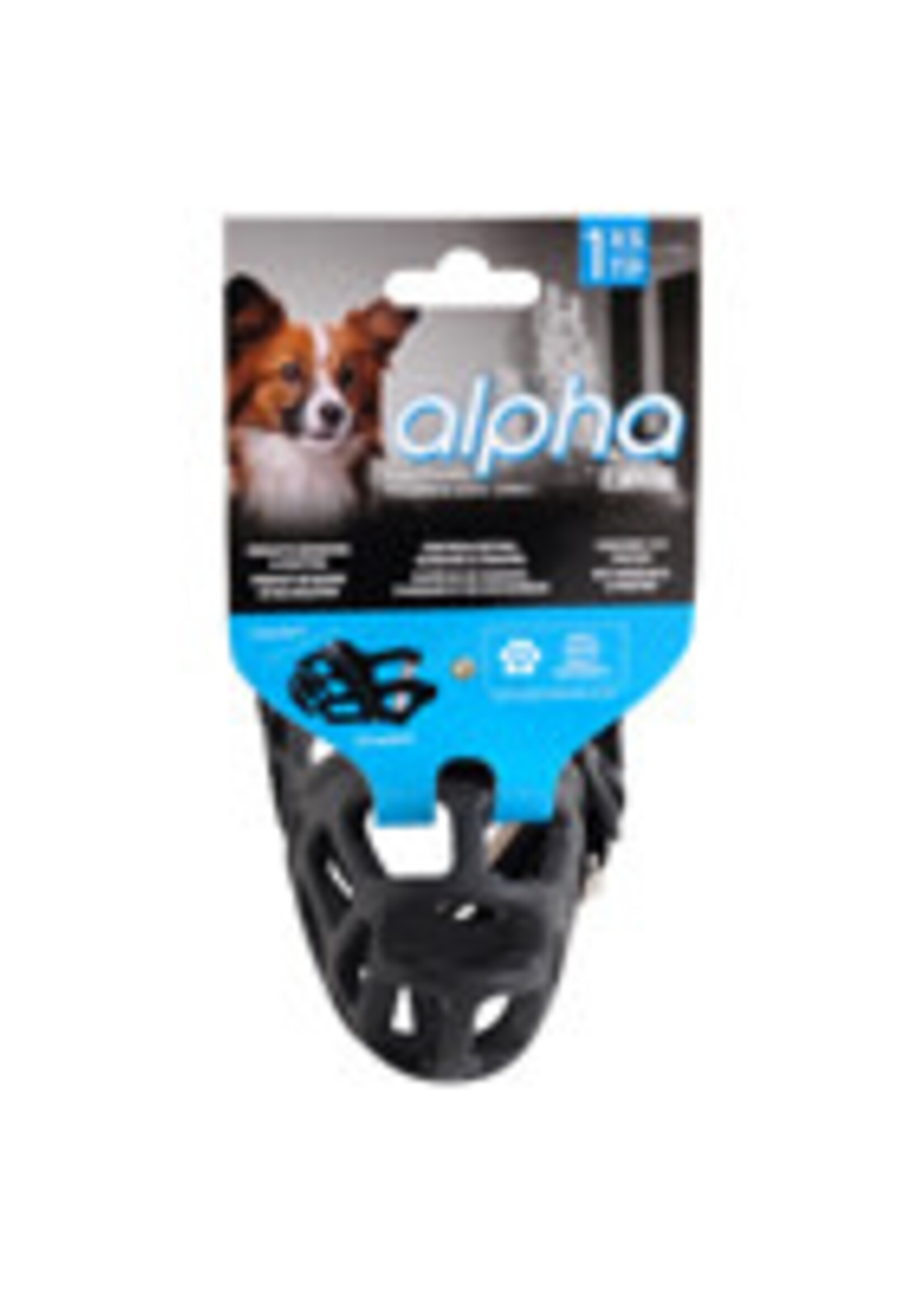 Zeus Alpha by Zeus Dog Muzzle - Size 1 - X-Small