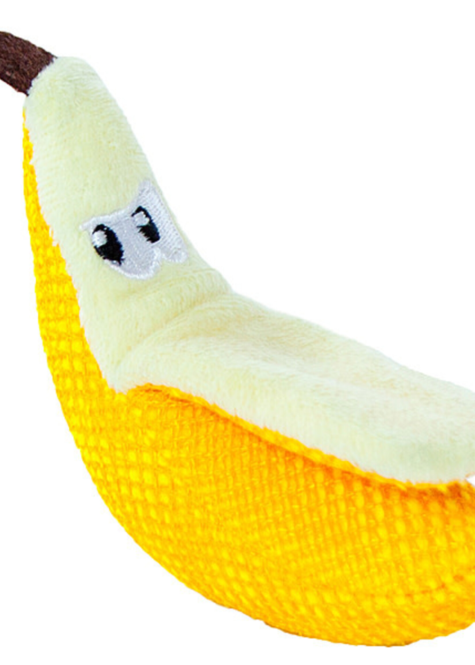 PetStages Dental Banana | Crinkle & Catnip