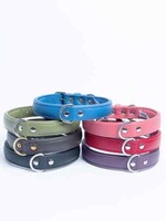 Angel Alpine Padded Chocolate Brown Dog Collar  18" X 3/4"