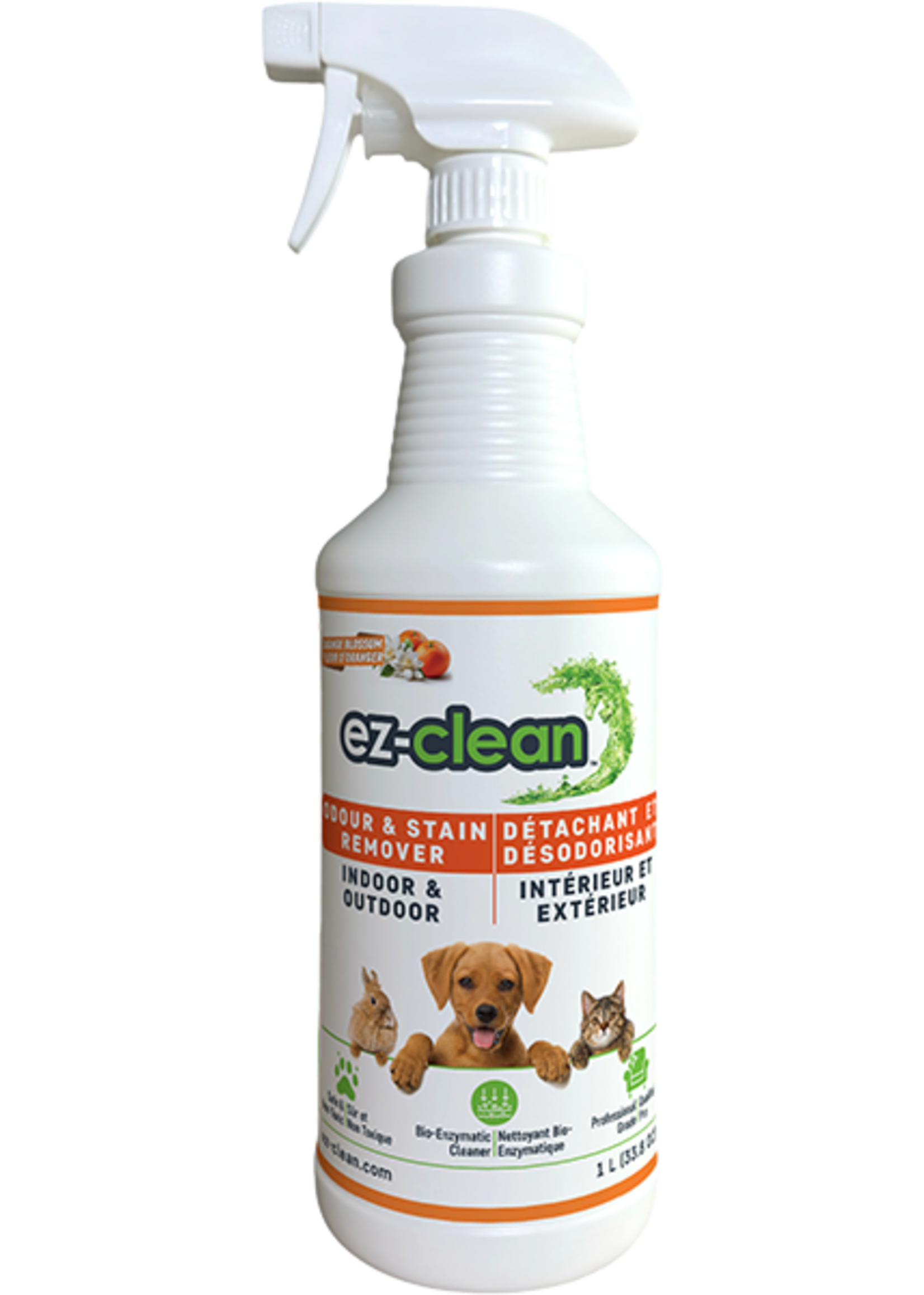 Ez-Clean Ez-clean Odour & Stain Remover Orange Blossom Spray 1L