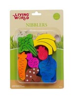 Living World LW Nibblers, Wood Chews, Fruit/Veggie Mix