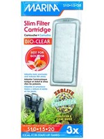 Marina Slim Filter Zeolite Plus Ceramic Cartridge, 3-pk