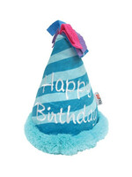 FoulFoul FOUFOU Plush Crinkle Birthday Hat Blue