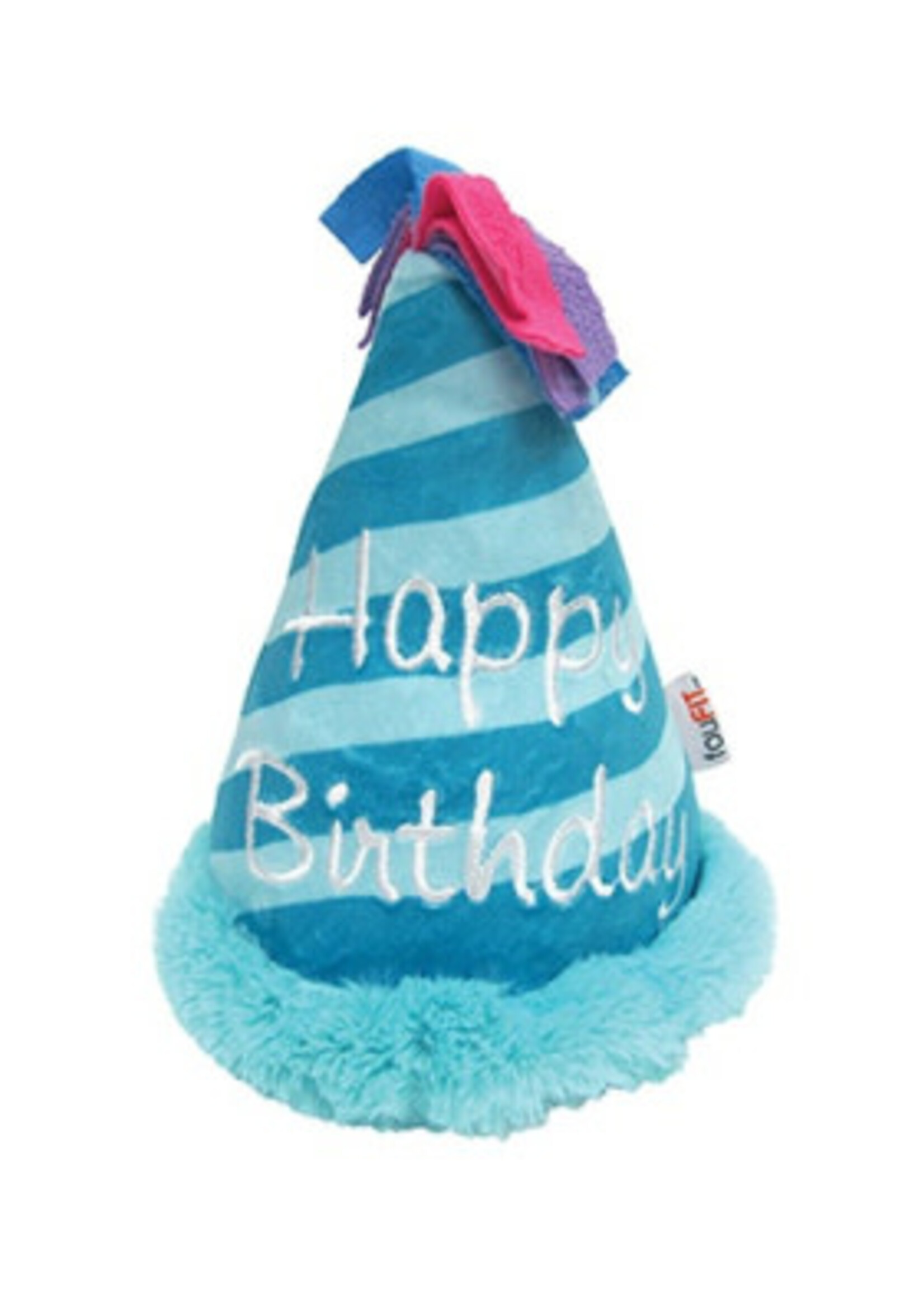 FoulFoul FOUFOU Plush Crinkle Birthday Hat Blue