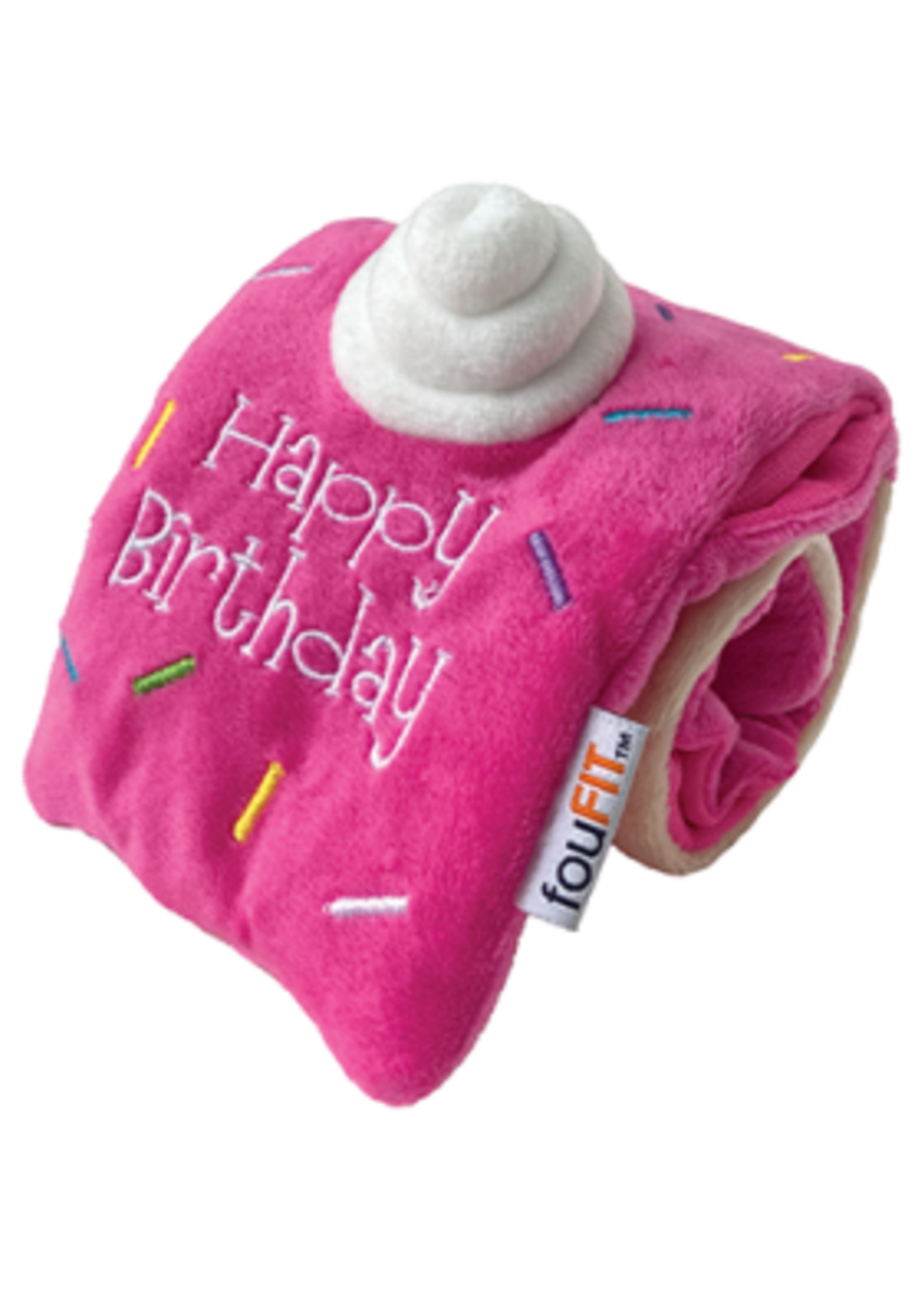 FouFou Brands FOUFOU Birthday Roll Cake Pink Small