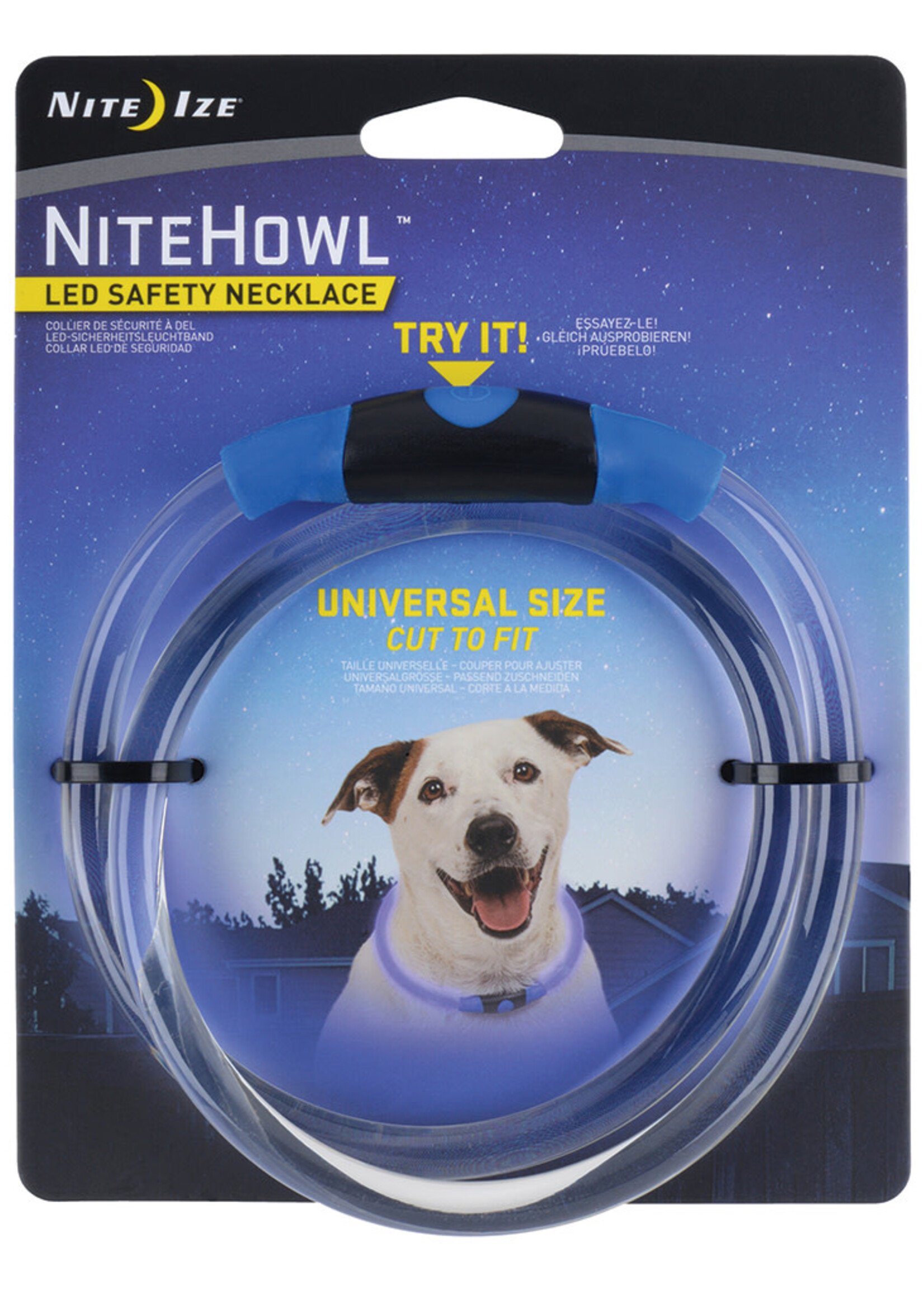 Nite Ize NiteHowl Rechargeable LED Necklace Blue