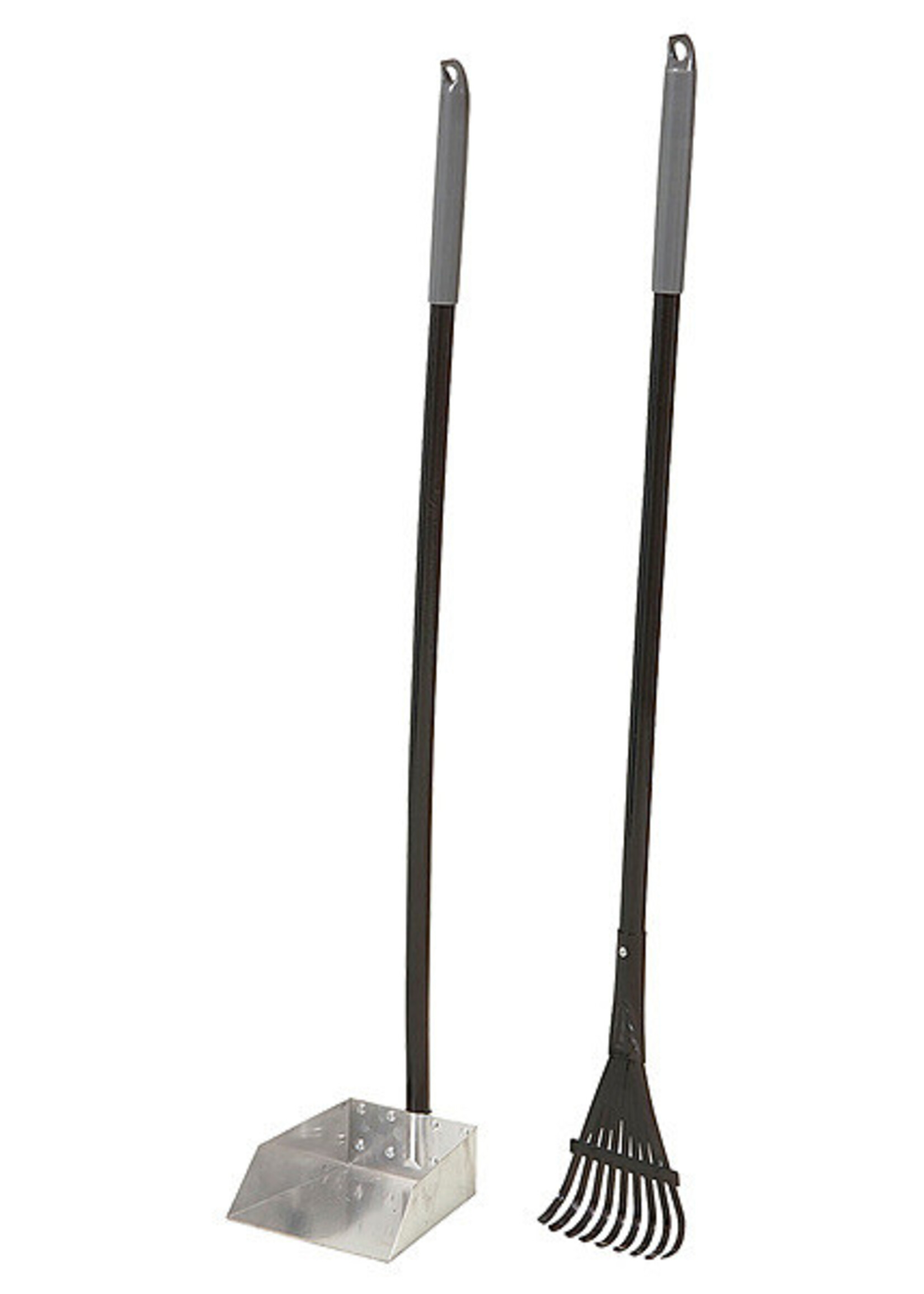 PetMate Clean Response Aluminum Rake & Pan -  Small