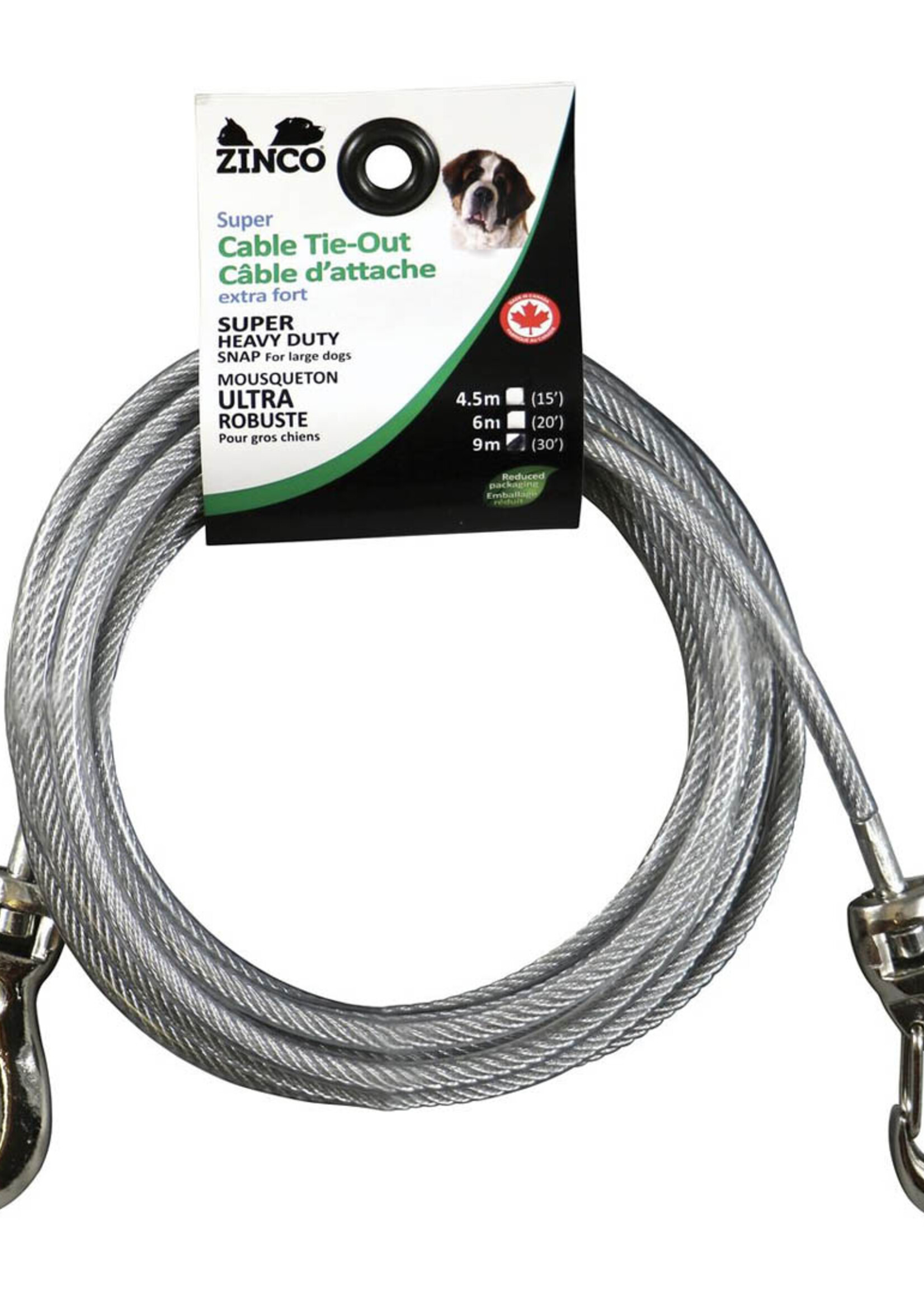 Ben-Mor Tie-Out Cable - Extra Strong Red 15Ft