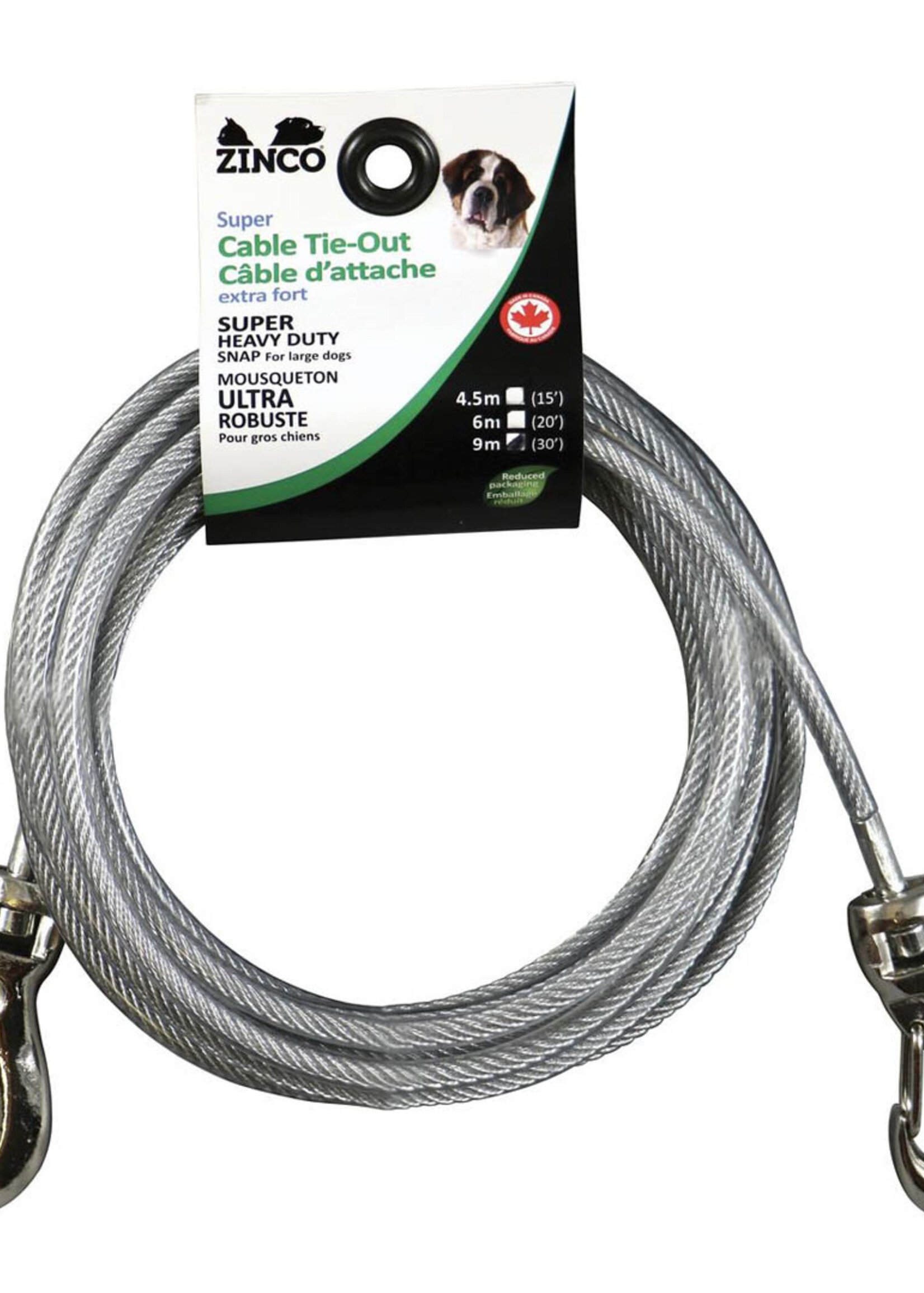 Ben-Mor Tie-Out Cable - Extra Strong Red 15Ft