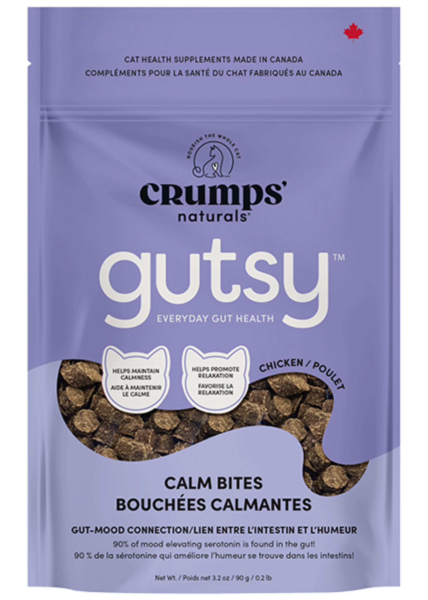 Crumps Crumps' Naturals Cat Gutsy Calm Bites 90 g