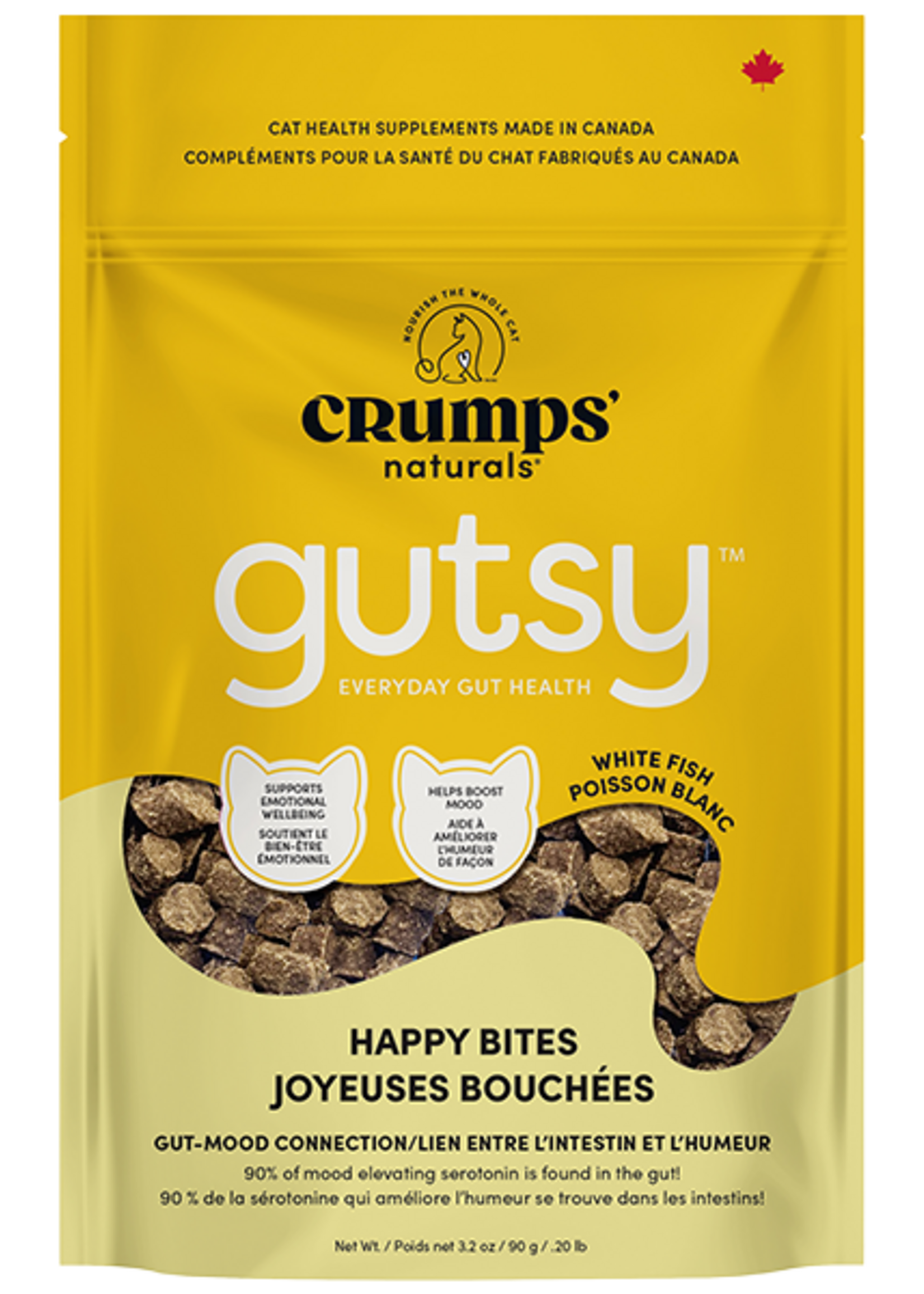 Crumps Crumps' Naturals Cat Gutsy Happy Bites 90 g