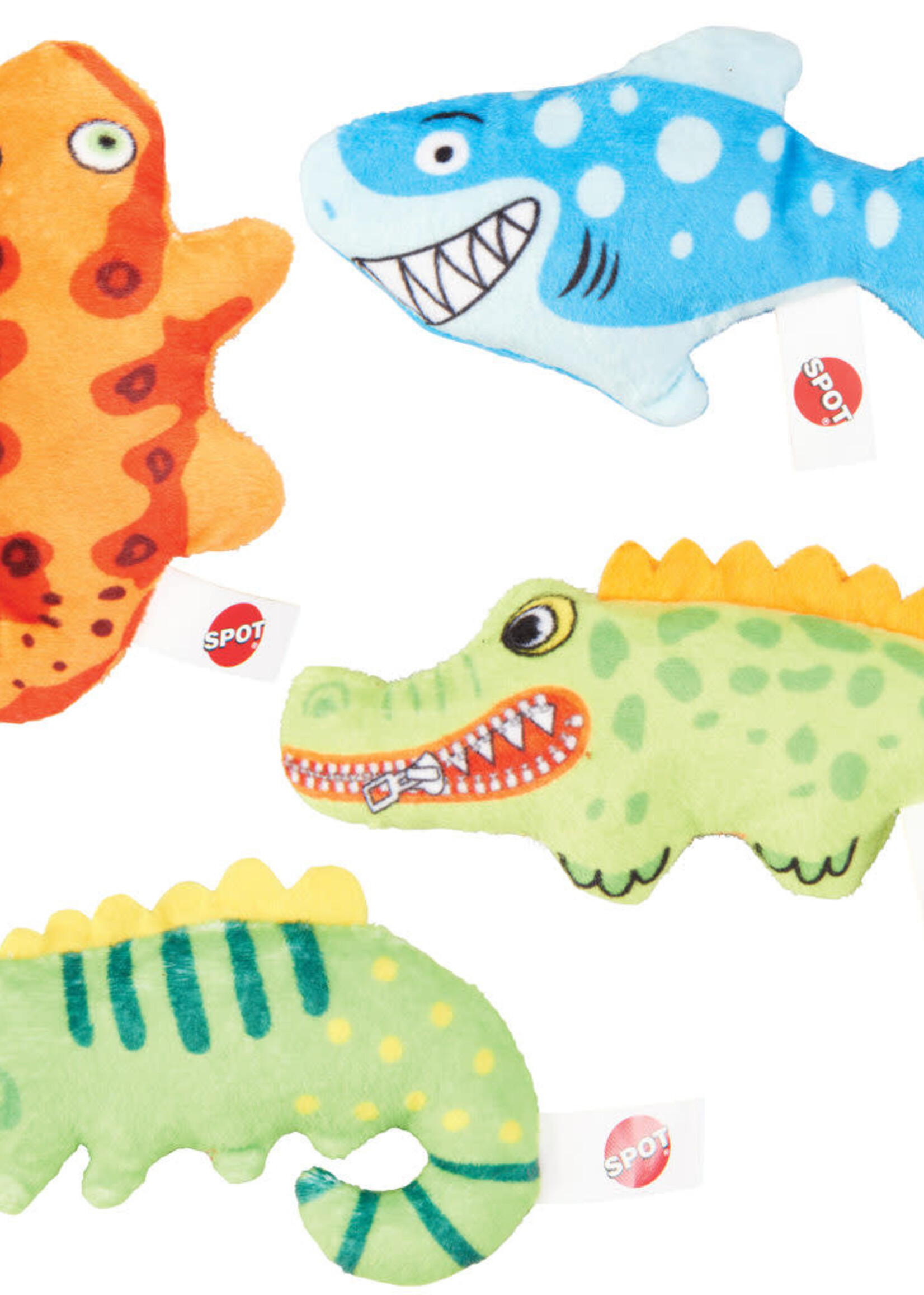 Spot Pet Products Plush Funtetti Toy Asst
