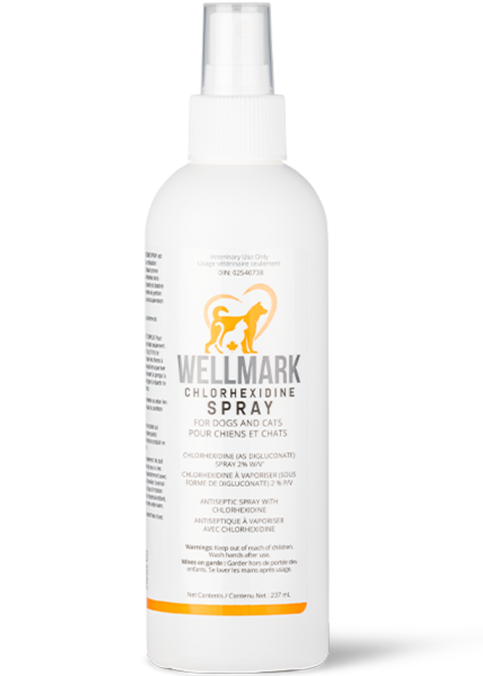 Wellmark Wellmark Dog/Cat Chlorhexidine Spray 237ml