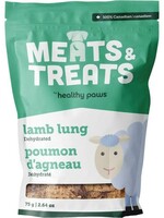 Healthy Paws Meats & Treats - Dehydrated Lamb Lung 75GM