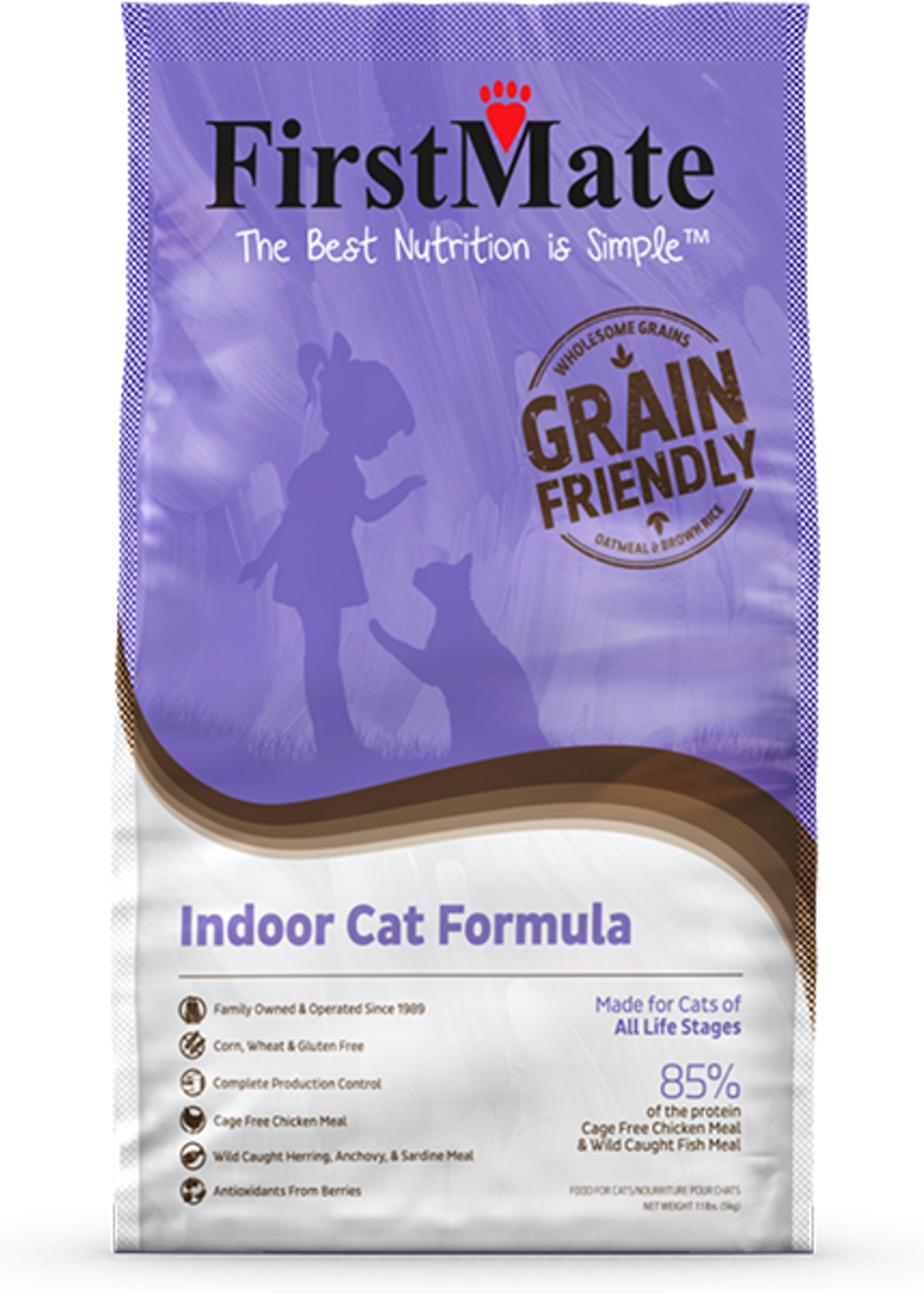 First Mate FirstMate Cat Indoor Grain Friendly 5kg (11lb)
