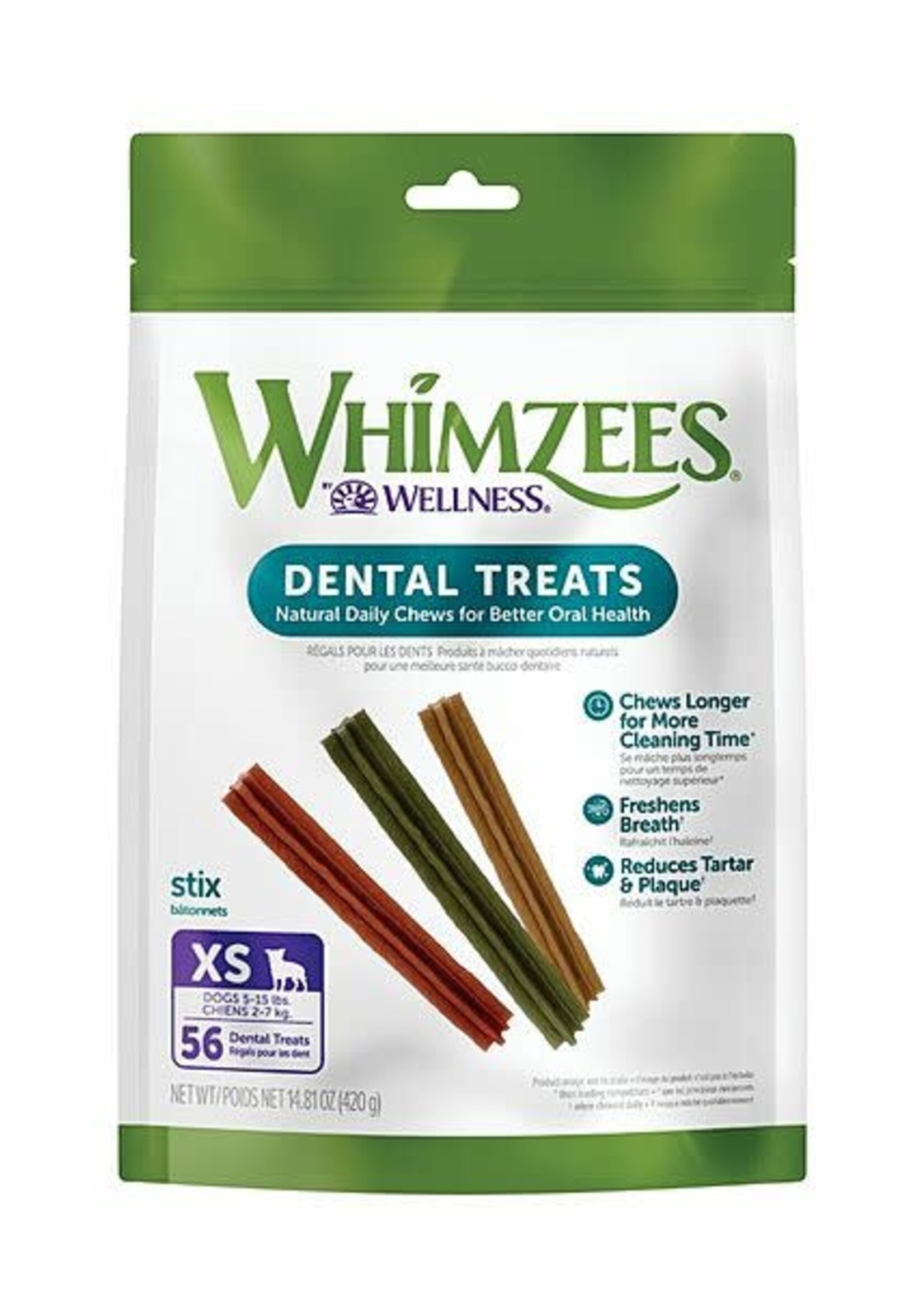 Wellness Pet Whimzees  Stix XSmall | 56PK