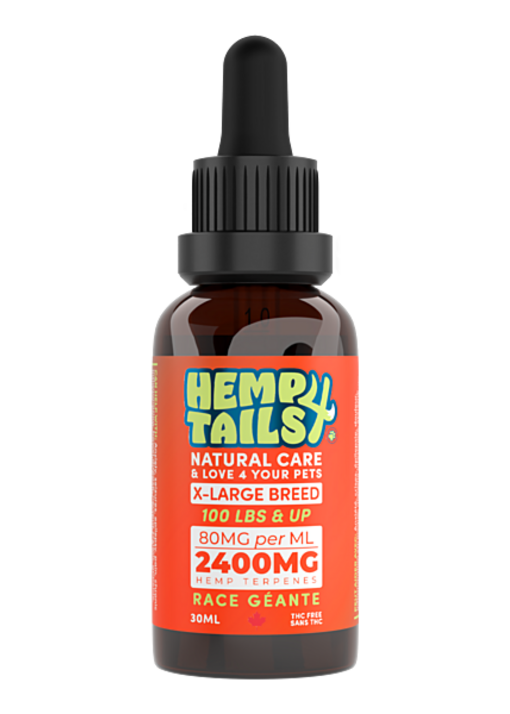 Hemp 4 Tails Hemp 4 Tails  XL Breed 1200mg 30 ml