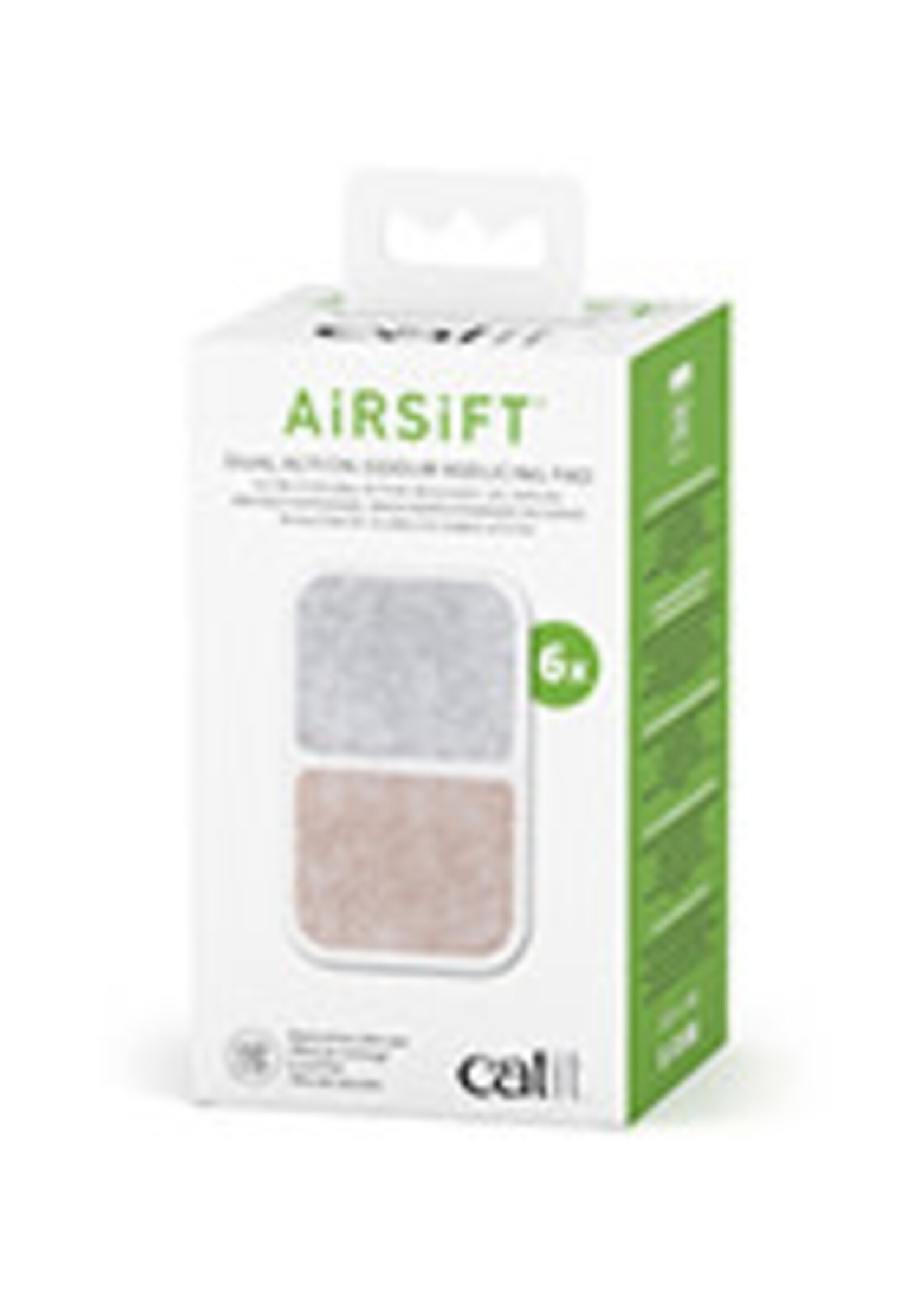 CatIt Catit Airsift Dual Action Odor Reducing Pad - 6 pack