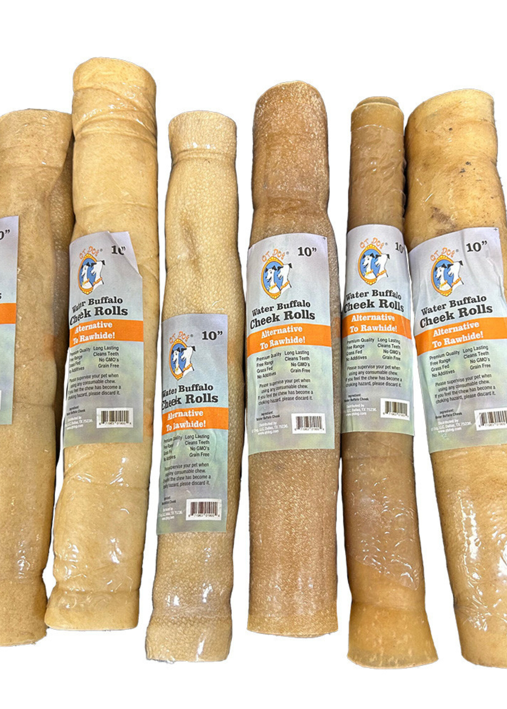 QT Dog QT DOG Cheek Rolls 10"