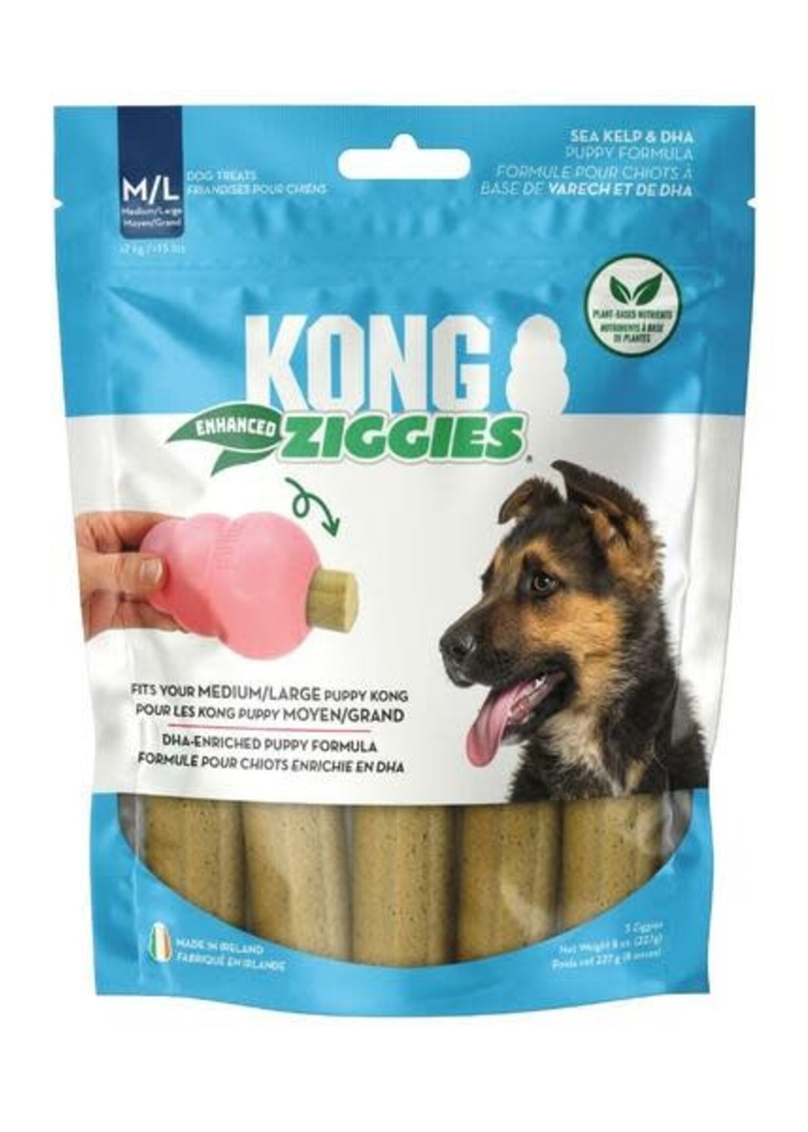 Kong Ziggies Enhanced Puppy Medium/Large 8OZ