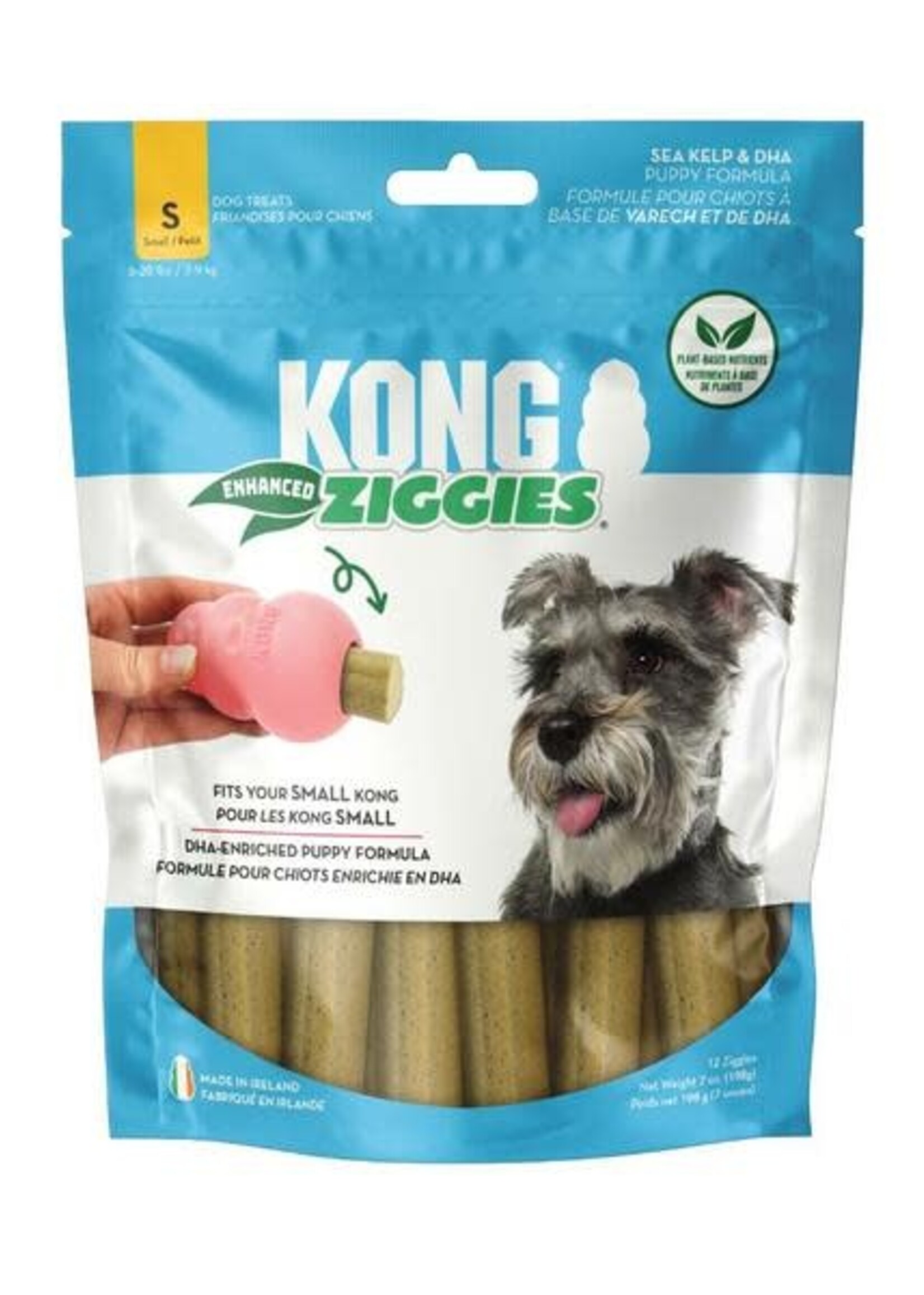 Kong Ziggies Enhanced Puppy Small 7OZ