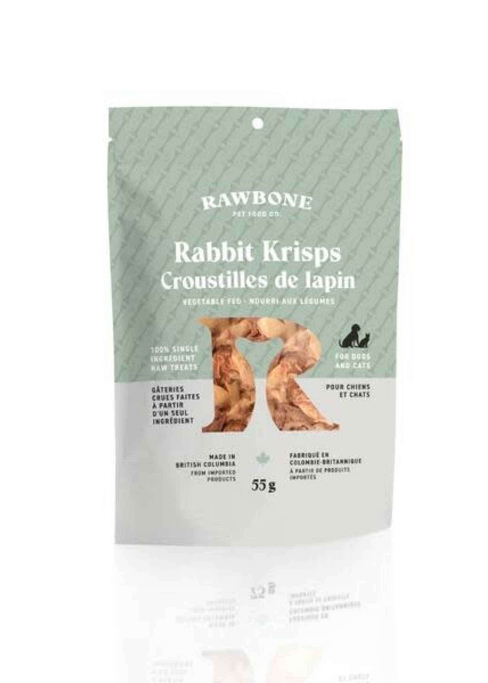 Rawbone Vegetable Fed Rabbit Krisps 55GM