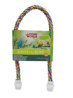 Living World Living World Multi-Coloured Cotton Perch - 16 mm dia x 65 cm L