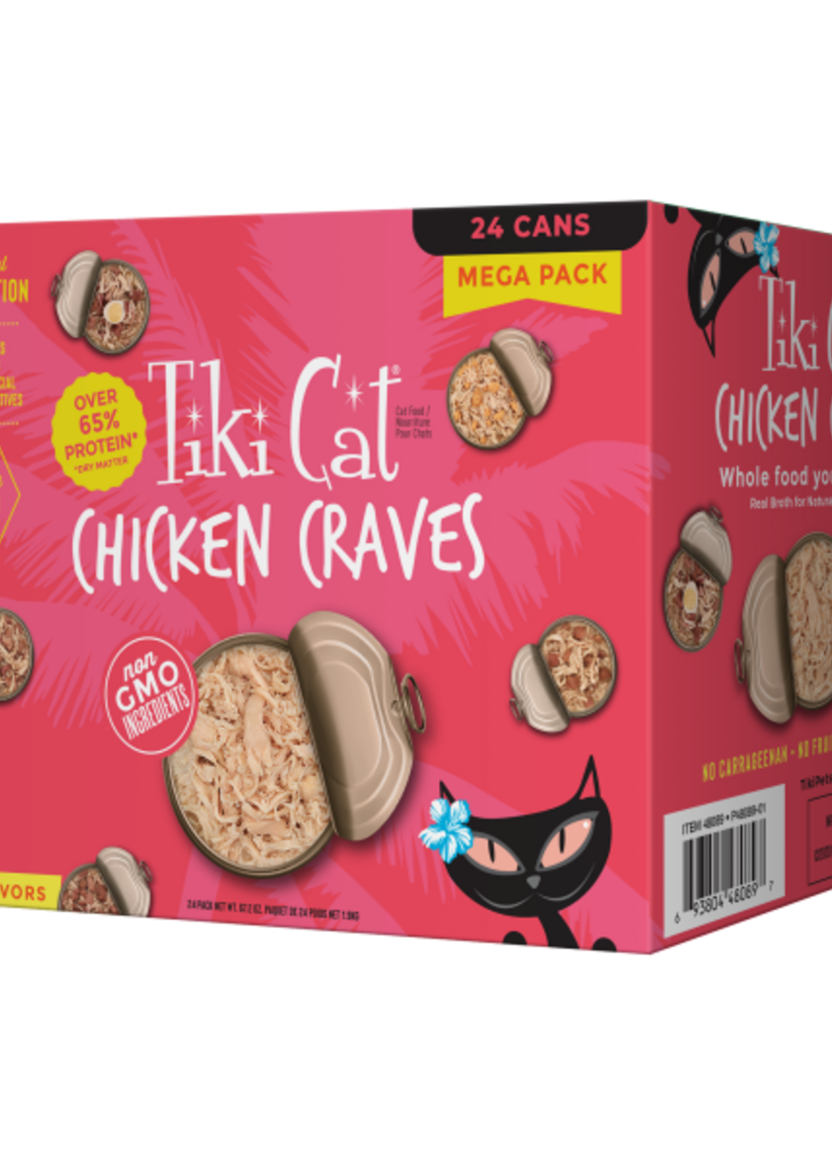 Tiki Cat Tiki Cat Chicken Craves Mega Pack 8-Flavor BX 24/2.8 oz