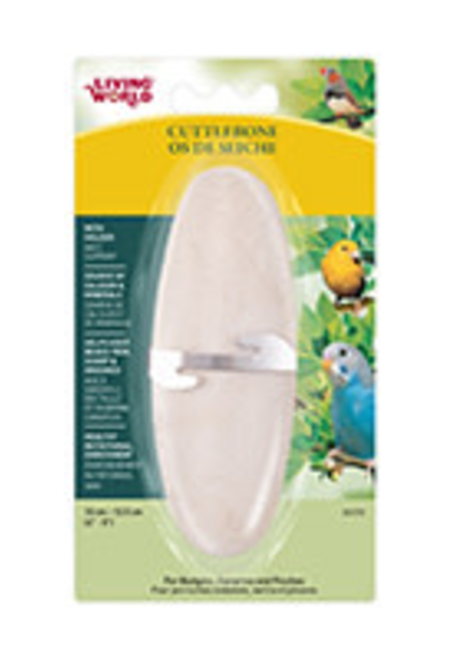 Living World Living World Cuttlebone with Holder, Small, 12.5 cm (5")