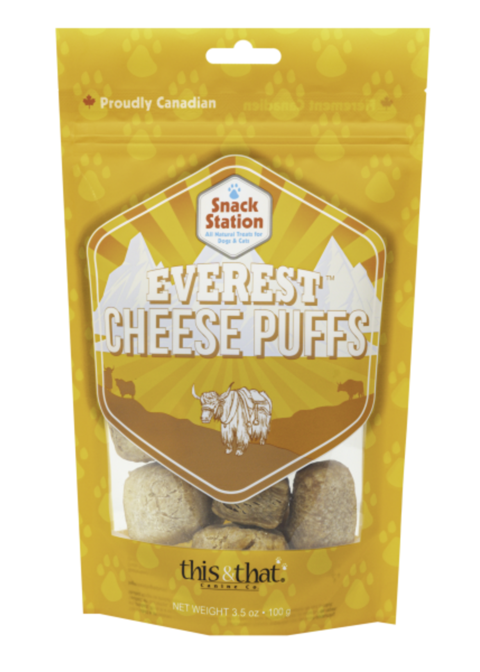 This&That This&That Snack Station Everest Cheese Puffs 100g