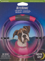 Nite Ize NiteHowl Rechargeable LED Necklace TieDye Pink