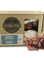 K9 Choice K9 Choice - Frozen  Assorted Beef Bones (12lb)