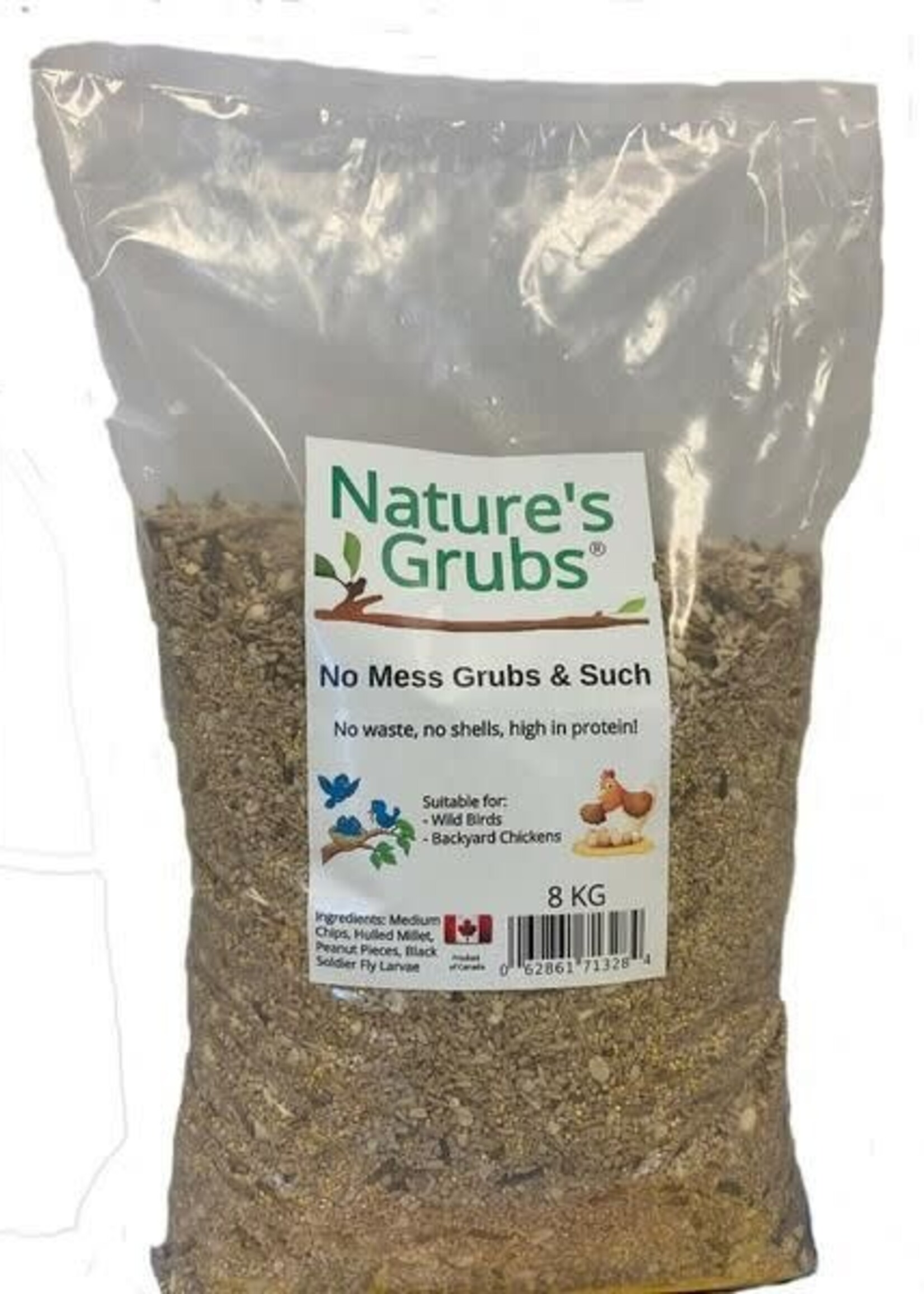 Nature's Grubs Natures Grubs - No Mess Grubs & Such -  8kg