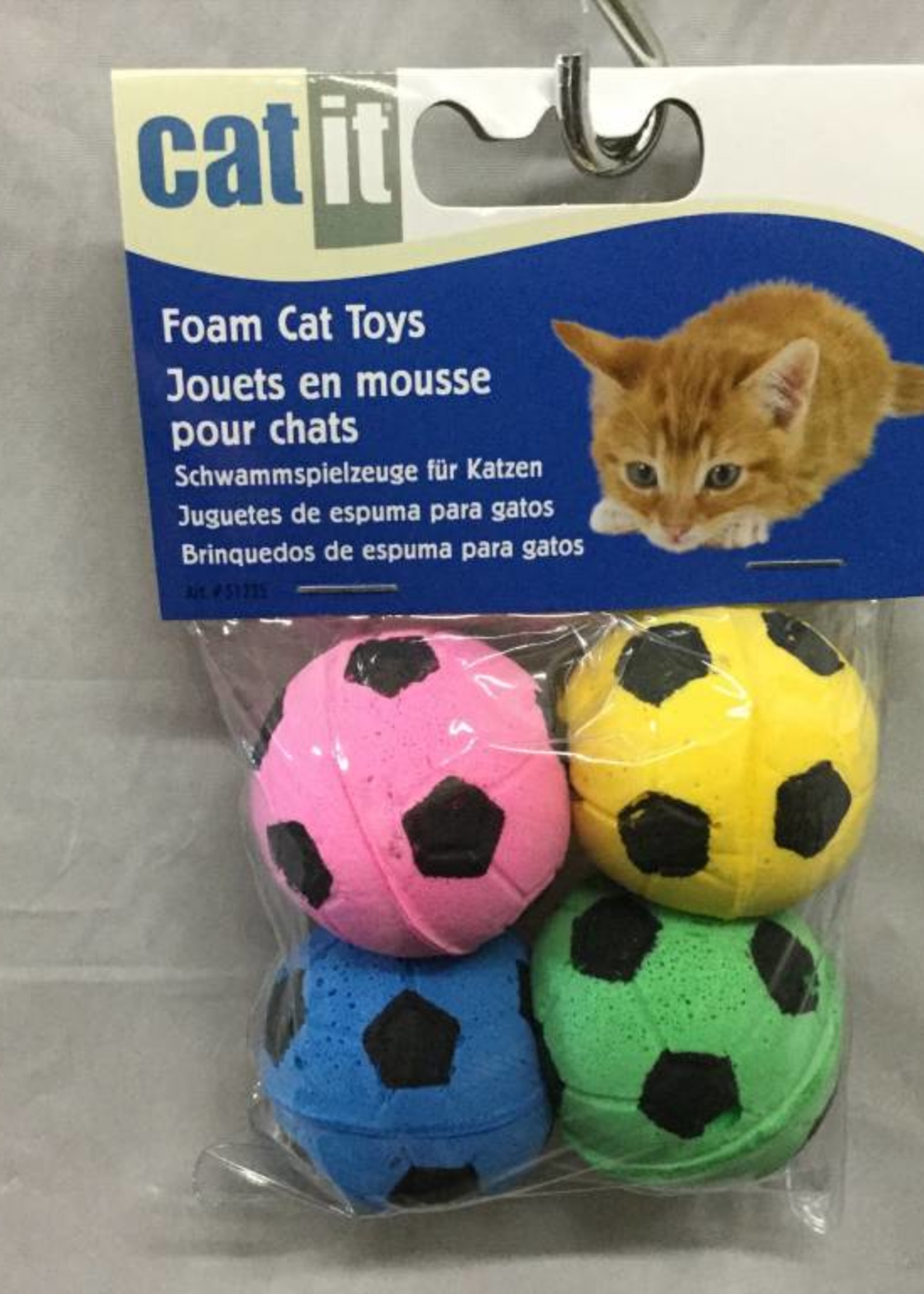 CatIt Catit Sponge Soccer Balls 4pcs-V