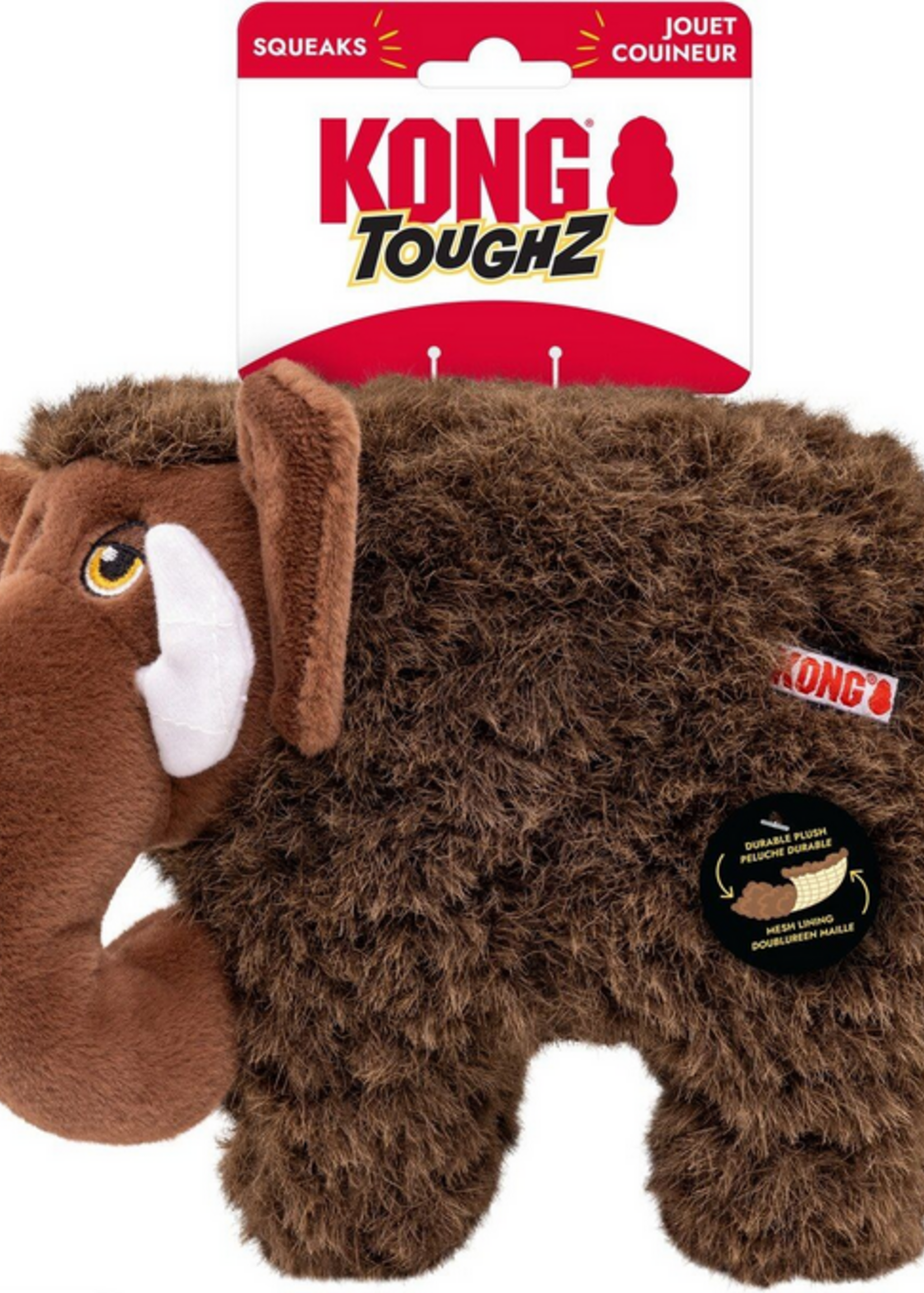 Kong Products KONG - Toughz Mammoth Squeaky Plush Dog Toy