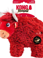 Kong Products KONG - Toughz Highland Cow Squeaky Plush Dog Toy