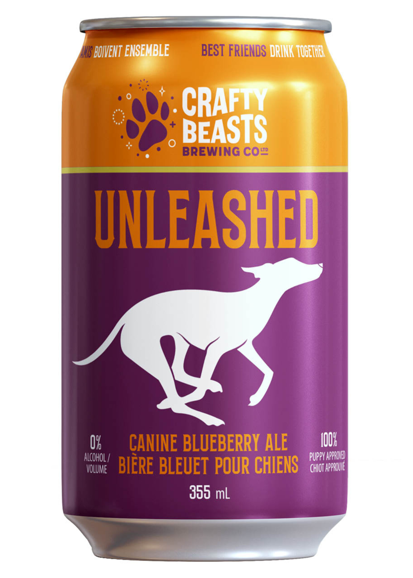 Crafty Beasts Unleashed Canine Blueberry Ale 355 ml