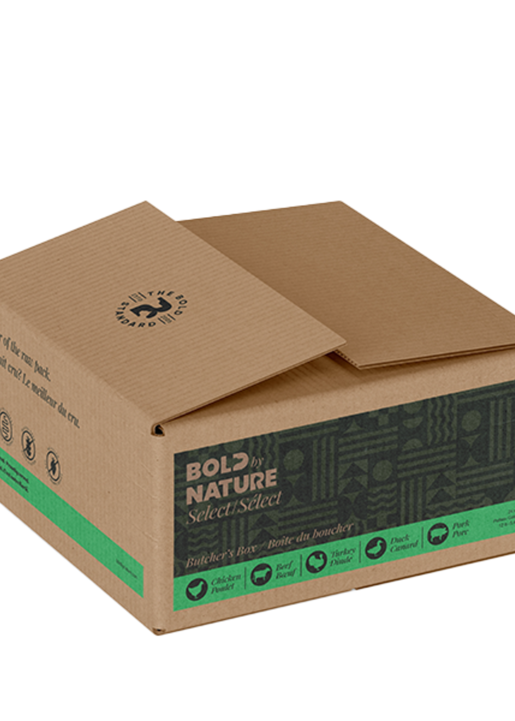 Bold by Nature Bold by Nature Dog Select Variety Box The Works Patties 12lb