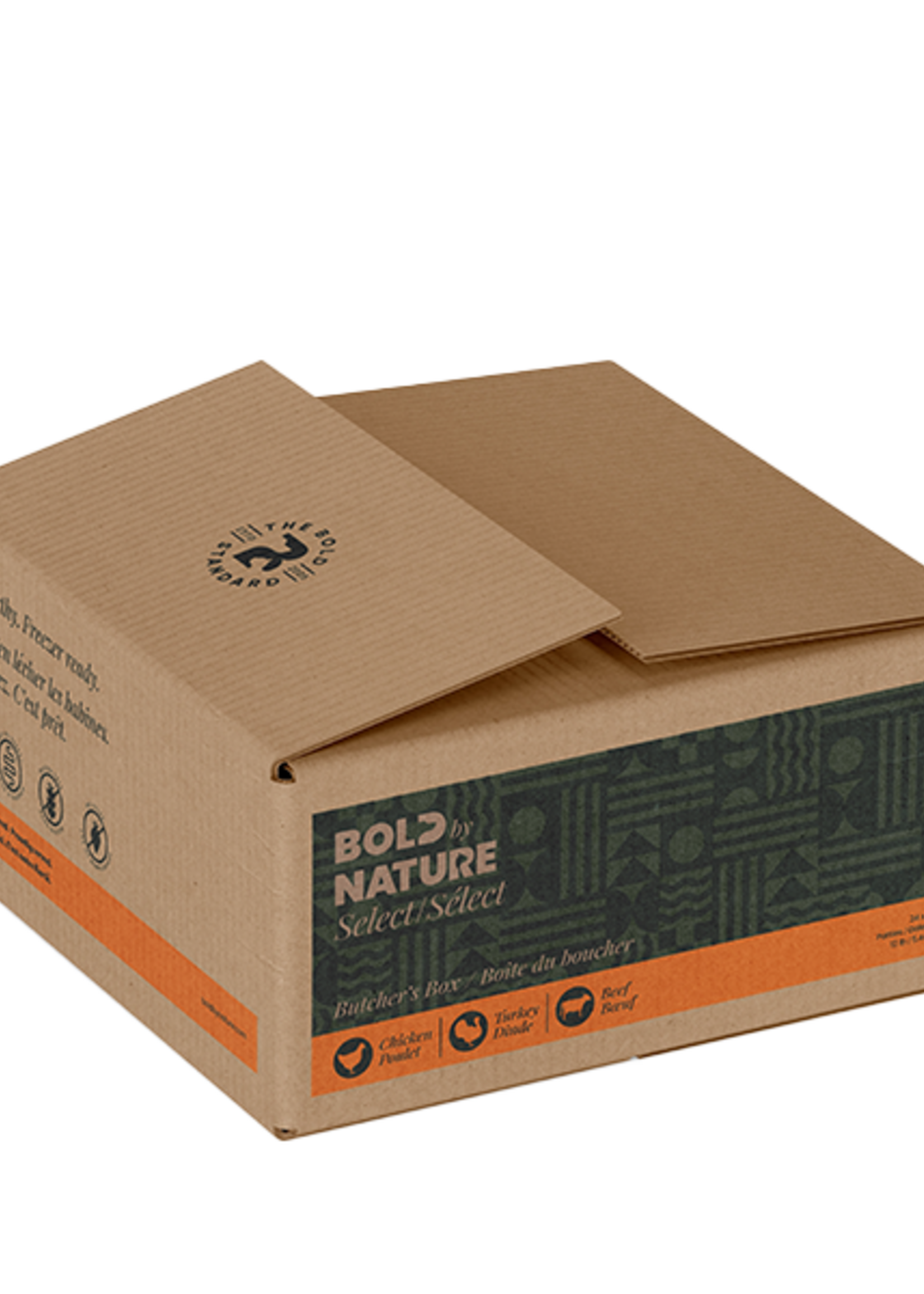 Bold by Nature Bold by Nature Dog Select Variety Box w/Chicken Patties 12lb