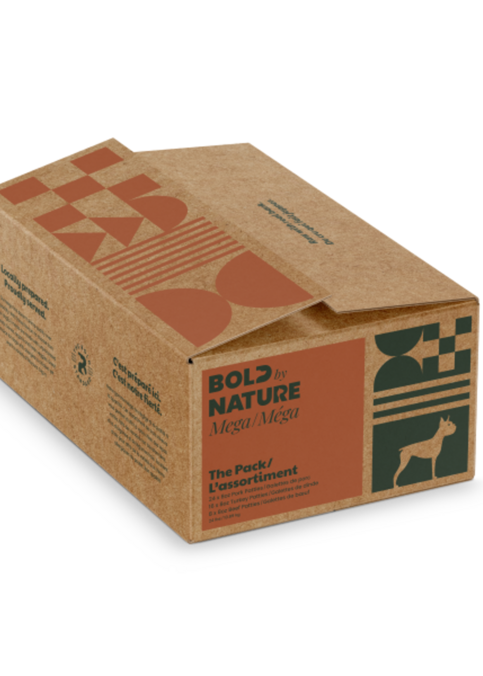 Bold by Nature Bold by Nature Dog Mega Variety Pack Chkn Free Patties 24 lb