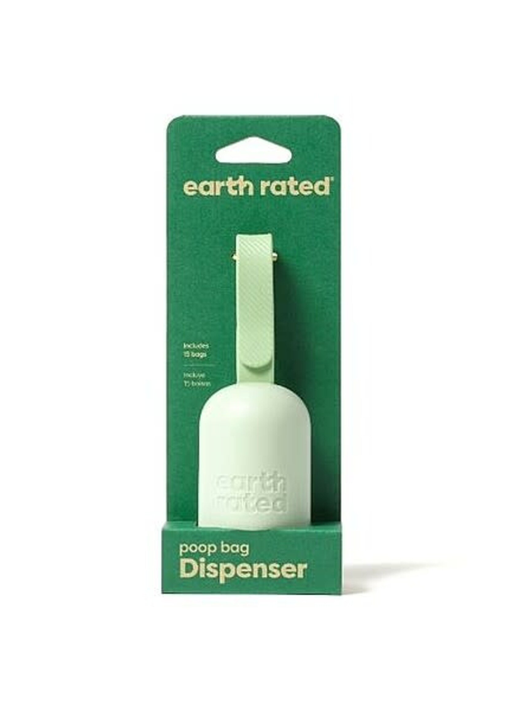 Earth Rated Leash Dispenser 2.0 with 15 Unscented Bags