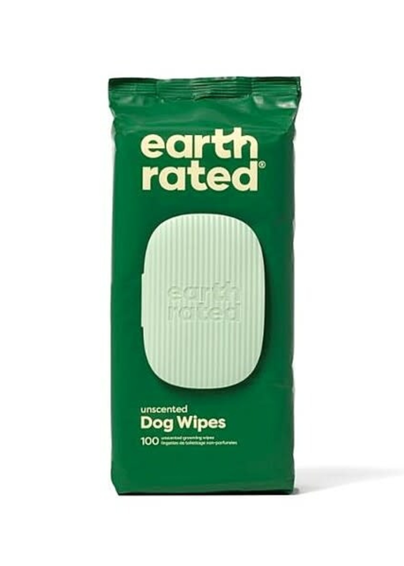 Earth Rated Compostable Pet Wipes Unscented 8x8" 100PK