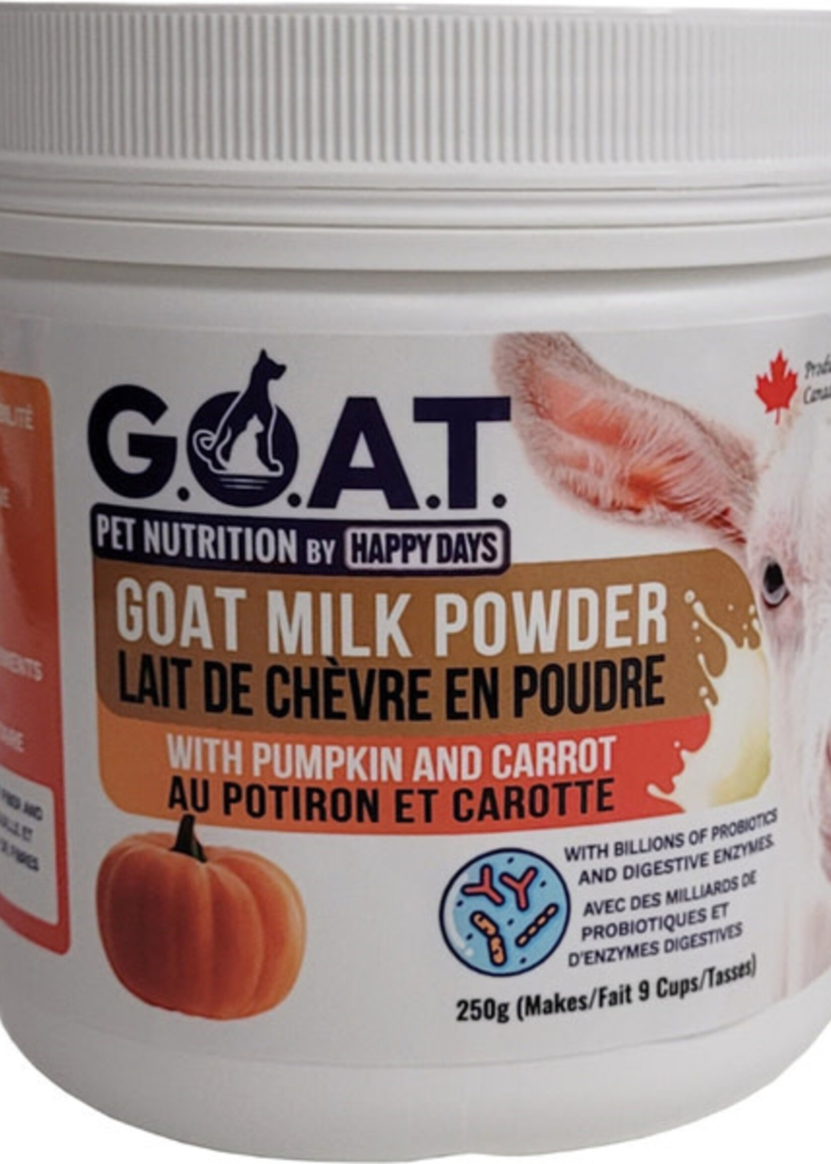Happy Days Goat Milk Powder with Carrot/Pumpkin