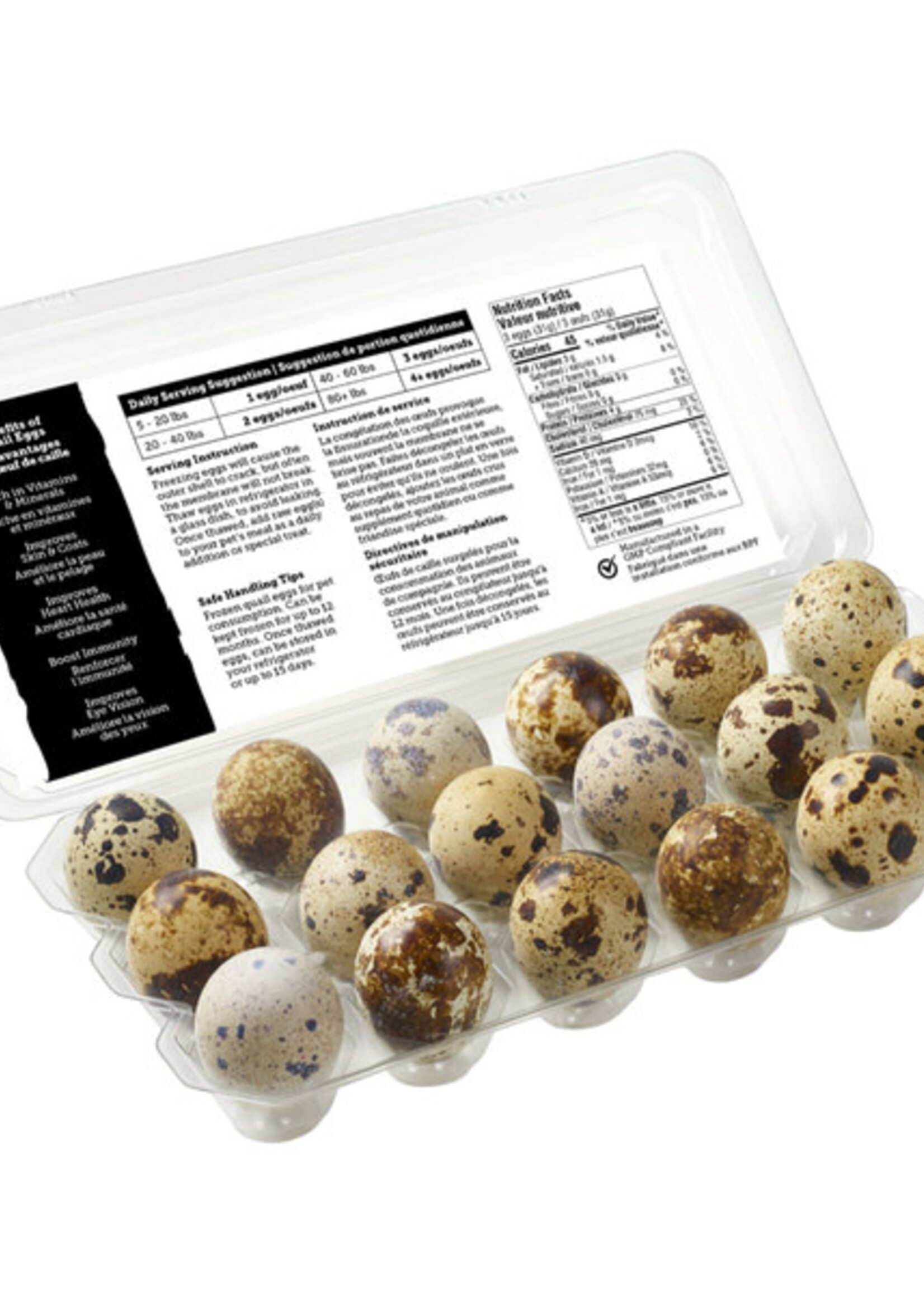 Healthy Paws Frozen - Quail Eggs 18PK